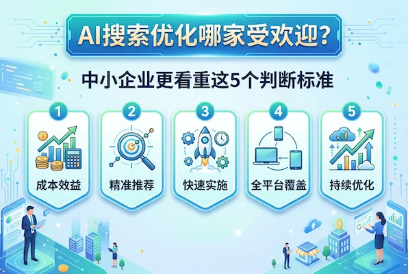 AI搜索优化哪家受欢迎？中小企业更看重这5个判断标准