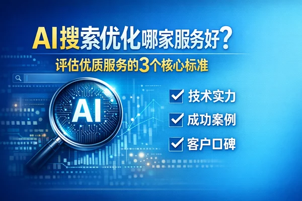 AI搜索优化哪家服务好？评估优质服务的3个核心标准